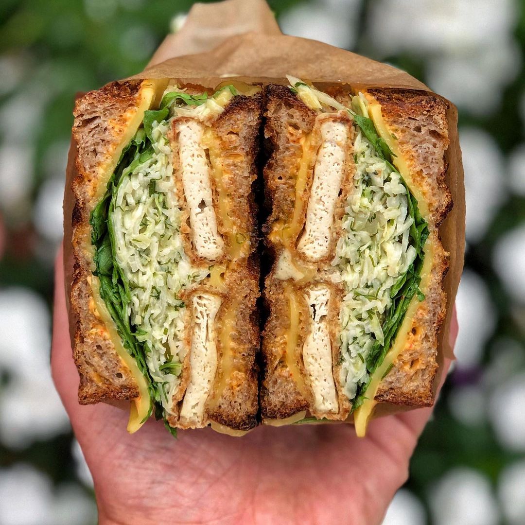 Chandos Deli ‘Trueben’ vegan sandwich